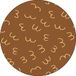 Bonateks Tapis de souris rond imprimé numériquement
