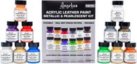 Angelus Leerverf - Metallic en Pearlescent Kit - 12 kleuren