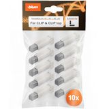blum 10x opsteekbare BLUMOTION-dempers I deurdempers voor opliggende deuren, hoekaanslag