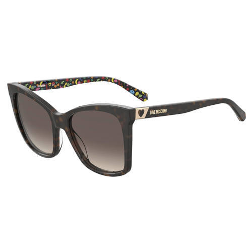 Love Moschino Love Moschino zonnebril 034 S met tortoise donkerbruin