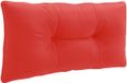 vidaXL Coussin de dossier PUTTEN 100% Polyester Rouge 70 x 40 x 10 cm