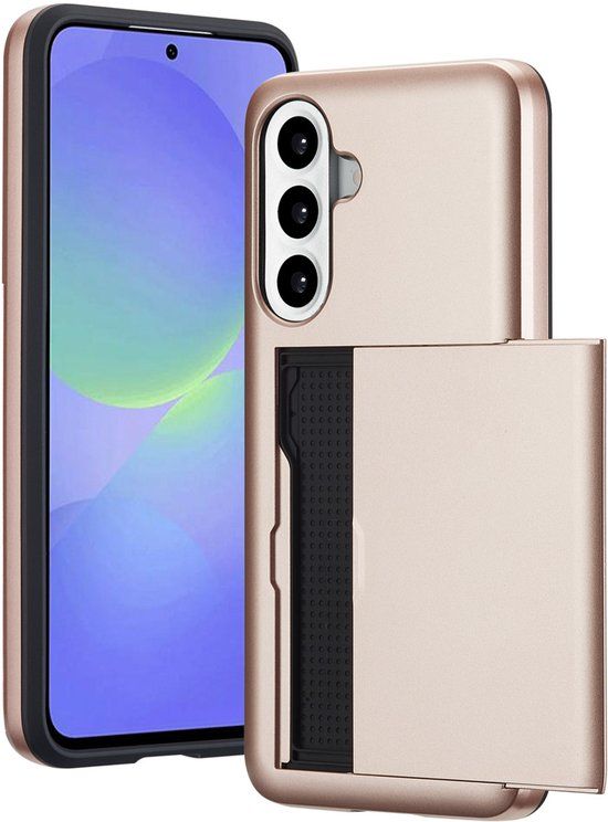 imoshion Hoesje met Pasjeshouder - Geschikt voor Samsung Galaxy A36 / A56 (5G) - Rosé Goud