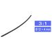 TRU COMPONENTS 1571483 Krimpkous zonder lijm Zwart 12 mm 4 mm Krimpverhouding:3:1 per meter