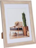 Home & Styling Fotolijst - hout look - kunststof - 15x20cm