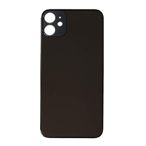 DHLK DHLK® Back Glas compatibel met iPhone 11 - Achterkant Glas Big Hole (Zwart)