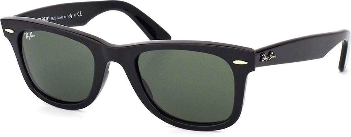 Ray-Ban RB2140 901 - Original Wayfarer (Classic) - zonnebril - Zwart / Groen Klassiek G-15 - 54mm