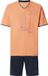 Jan Vanderstorm herren Korte Pyjama - 76/78 - Lichtrood - Plus Size
