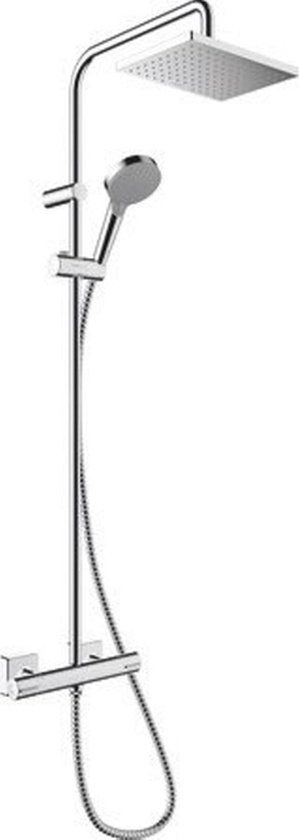 Hansgrohe Vernis Showerpipe with Thermostat EcoSmart Chrome