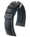 Hirsch Tiger Bracelet de montre Noir 18mm