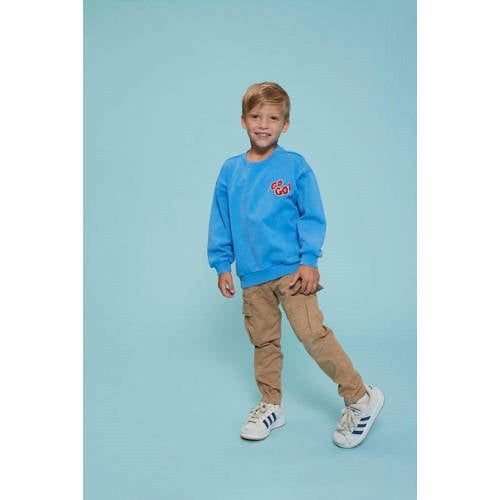 Sturdy sweater Run the Day blauw