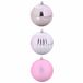 vidaXL Lot de boules de Noël XXL Rose Ø 25 cm Plastique