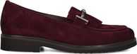 Gabor Dames Loafers Bordeaux Suède Blokhak 3-4 cm