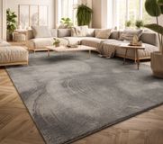 TT Home Vloerkleed Woonkamer Laagpolig Eenkleurig Modern Design Wasbaar Grijs 80x300 cm