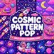 Cosmic Pattern Pop: Bold & Easy Space Coloring Book for Adults