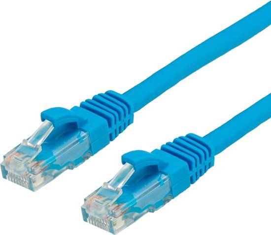 Value UTP Cat.6 (Class E) patchkabel, LS0H, blauw, 1 m