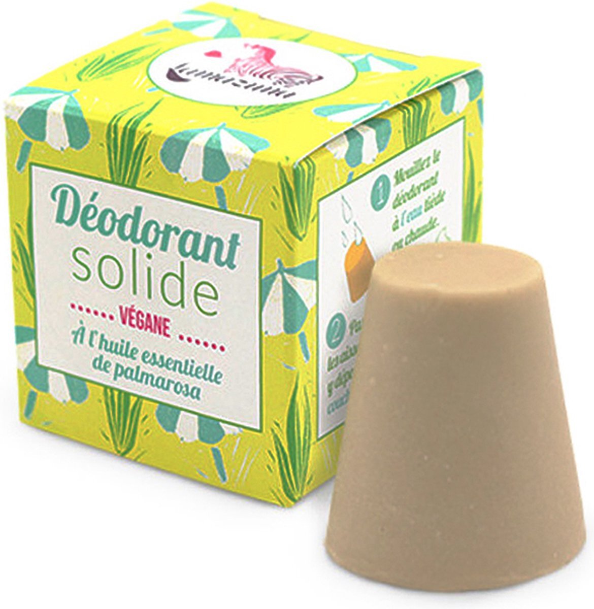 Lamazuna Deodorant - Blok - Natuurlijk - verpakkingsvrij