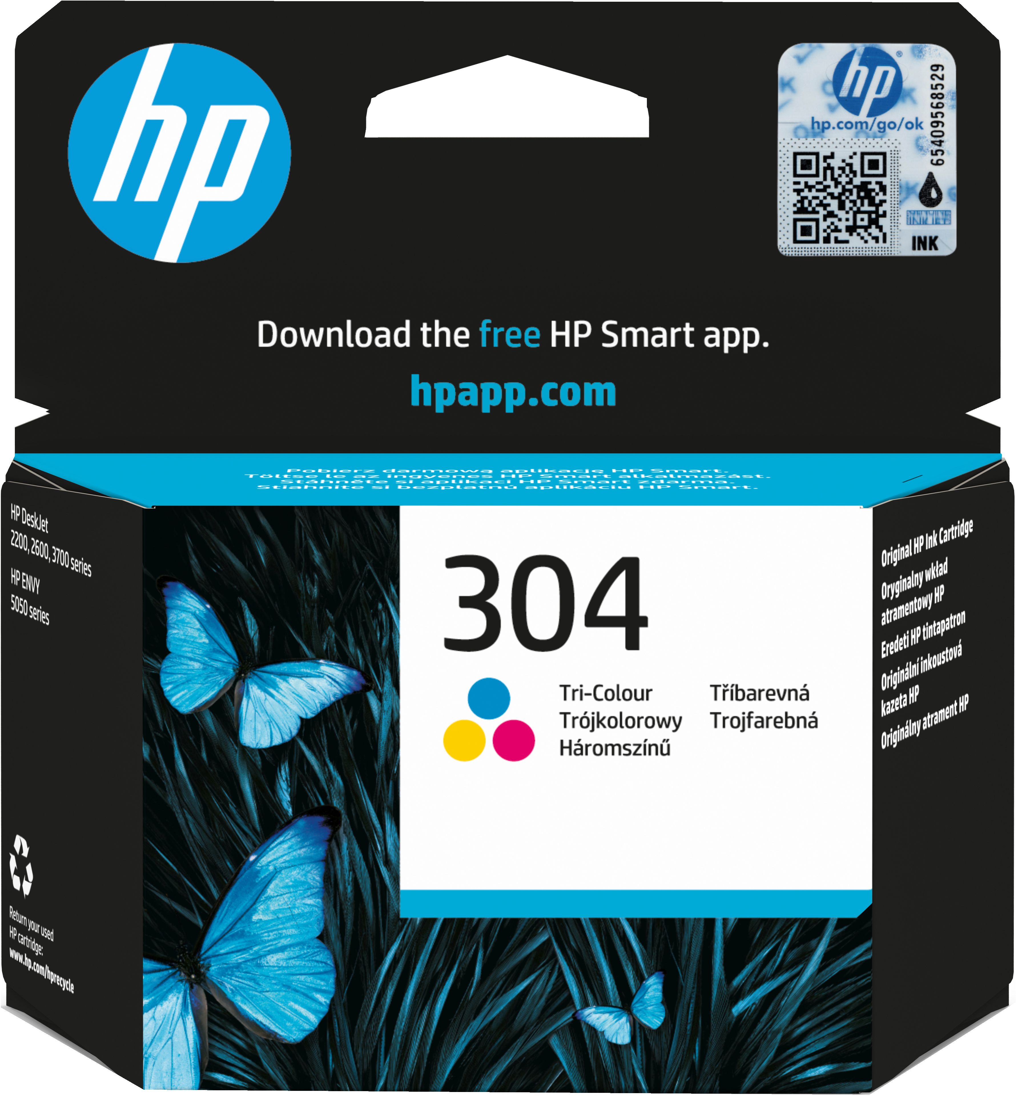 HP 304 Inktcartridge - Drie Kleuren - Origineel