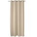 Enjoy ED ENJOY HOME Verduisteringsgordijn met zilveren oogjes, ivoorbeige, 140 x 240 cm, 100% polyester, Oeko-Tex-gecertificeerde stof, zoethoutcollectie