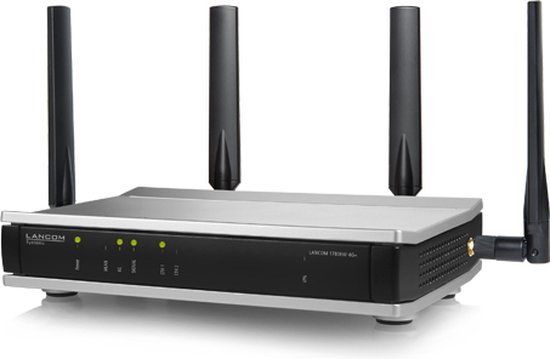 LANCOM 1780EW-4G+ - Wireless Router - Gigabit Ethernet - Dual-band (2.4 GHz / 5 GHz) - Black, Grey