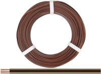 Donau Elektronik 325-818-25 Draad 3 x 0.25 mm² Donkerbruin, Zwart, Lichtbruin 25 m