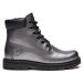Timberland Bottes en cuir Courma Kid grises pour enfant