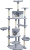 AGA Kattenkooi 200 cm grijs-wit