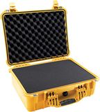 Peli 1520 Stootvaste Case Voor Complete Dslr-Uitrusting En Objectieven, Ip67 Water- En Stofdicht, Capaciteit: 24L, Gemaakt In Duitsland, Met Aanpasbaar Plukschuim, Kleur: Geel