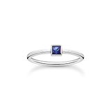Thomas Sabo Damesring met blauwe steen 925 sterling zilver TR2395-699-32