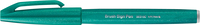 Pentel Brush Sign - Brush Tip - Fine - Turquoise
