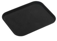 Grunwerg Super Plastic antislip-voedselbak, rubber, 35 x 25 cm, zwart