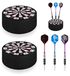 Merkloos 2 Stuks Dart Houder met 3 Stalen Darts - Perfecte Cadeaus voor Mannen