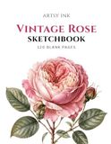 Vintage Rose Sketchbook