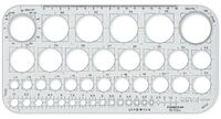 Staedtler Mars® 576 Cirkelsjabloon - 1-36 mm Cirkels