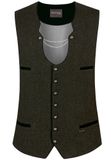 STOCKERPOINT Klederdracht gilet 'Salerio' groen
