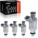 Frankberg Set van 4 injectorinjectoren compatibel met A3 8P1 1.6L 2003-2012 Golf V 1K1 1.6L 2004-2008 P.a.s.s.s.a.t 3C2 1.6L 2005-2010 Replace# 06A906031CT