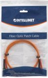 Intellinet 1m ST/ST Glasvezel kabel Oranje