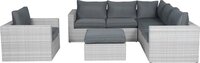 Garden Impressions Bruno 5-delige loungeset - licht grijs