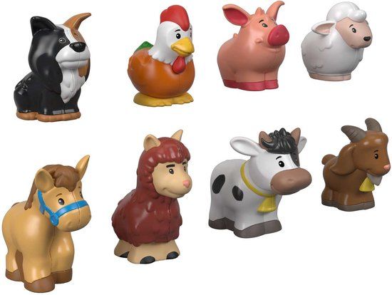 Fisher Price Little People Boerderijdieren - 8-delige set - Speelfiguren