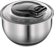 Salad spinner | Made of stainless steel 18/8 | For washing and drying salad | Stainless steel centrifuge | Stainless steel salad spinner