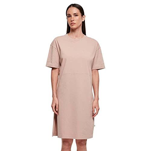 Build Your Brand Biologische oversized T-shirtjurk voor dames - Duskrose - 3XL