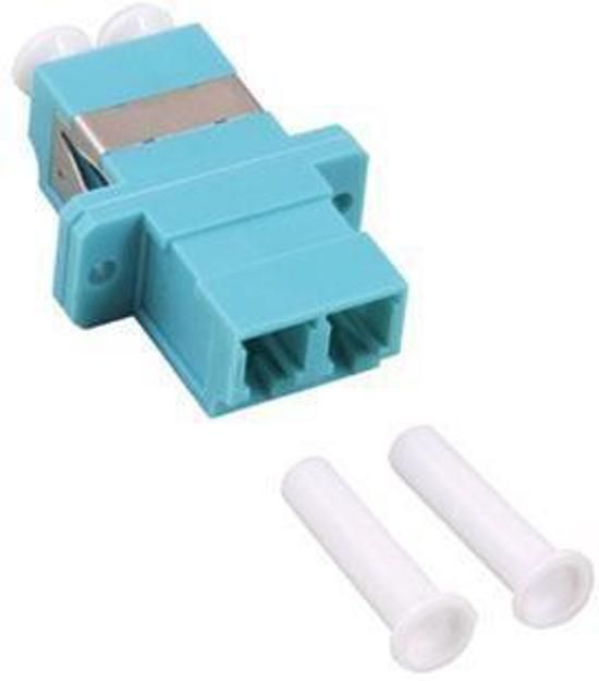 Intronics Fiber optic LC-LC duplex adapter OM3 - 8716065288452