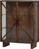 WOOOD Kella Kast 2-Deurs - Mango Hout - Bruin - 132x100x44
