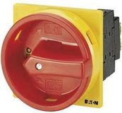 Eaton T3-1-102/EA/SVB Nokkenschakelaar Uitschakelbaar 32 A 690 V 1 x 90 ° Geel, Rood 1 stuk(s)