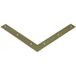 Domax Raccord coudé en acier, 250 x 250 x 30 x 3,0 mm