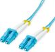 Nilox Câble Fibre OM3 LC/LC 15M 50/125 - Câble réseau avec fibre optique, couleur turquoise