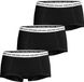 Björn Borg Boxershorts Logo Femme Culotte - 3 pièces - Coton - Noir - Taille S