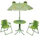 3-delige Kinder Bistro Set met Parasol