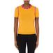 Moschino Haut en laine Détails crochet Jaune Taille : 36