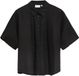 comma Blouse Linnen Zwart