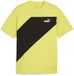 Puma Power Colorblock T-shirt Manches Courtes Lime Sheen S Unisexe